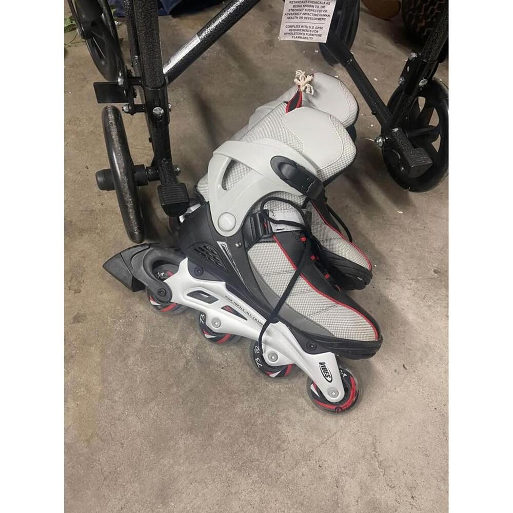 Inline Skates Size 9 - Gray and Black